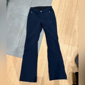 Bogner Navy Flare Leg High Waisted Ski Pants